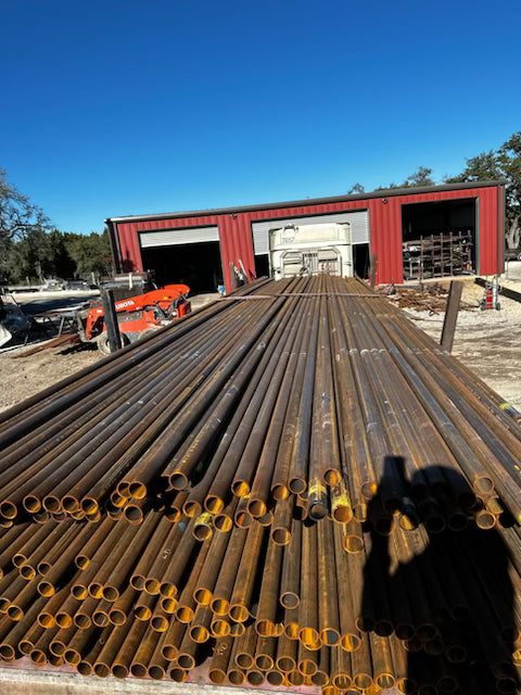 We buy used oilfield pipe and use it for Surplus pipe for sale for structural 